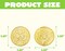 120 Pcs St. Patrick’s Day Gold Coins, Plastic Gold Coins Bulk with Shamrock, Leprechaun, Cauldron & Hat Patterns, St Patricks Accessories Games Gifts Decorations, Party Favors & Party Supplies